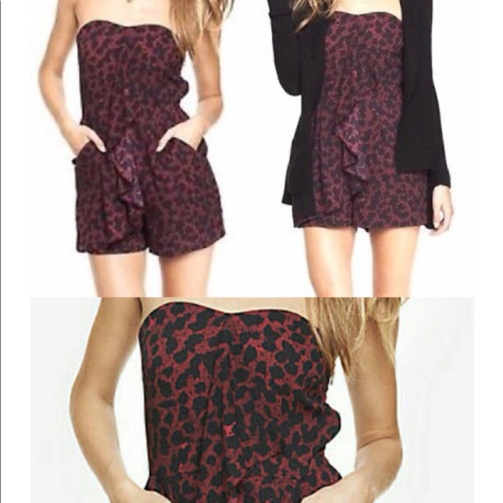 NWT Leopard print Express romper